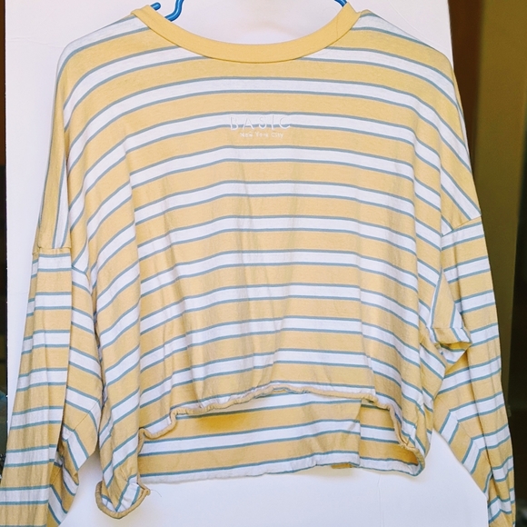 Cotton on Striped crop top - Picture 1 of 3